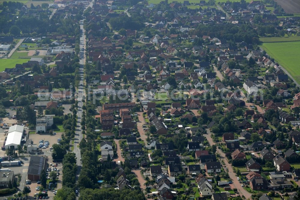 Rehburg-Loccum from the bird's eye view: City view of the inner-city area of in Rehburg-Loccum in the state Lower Saxony