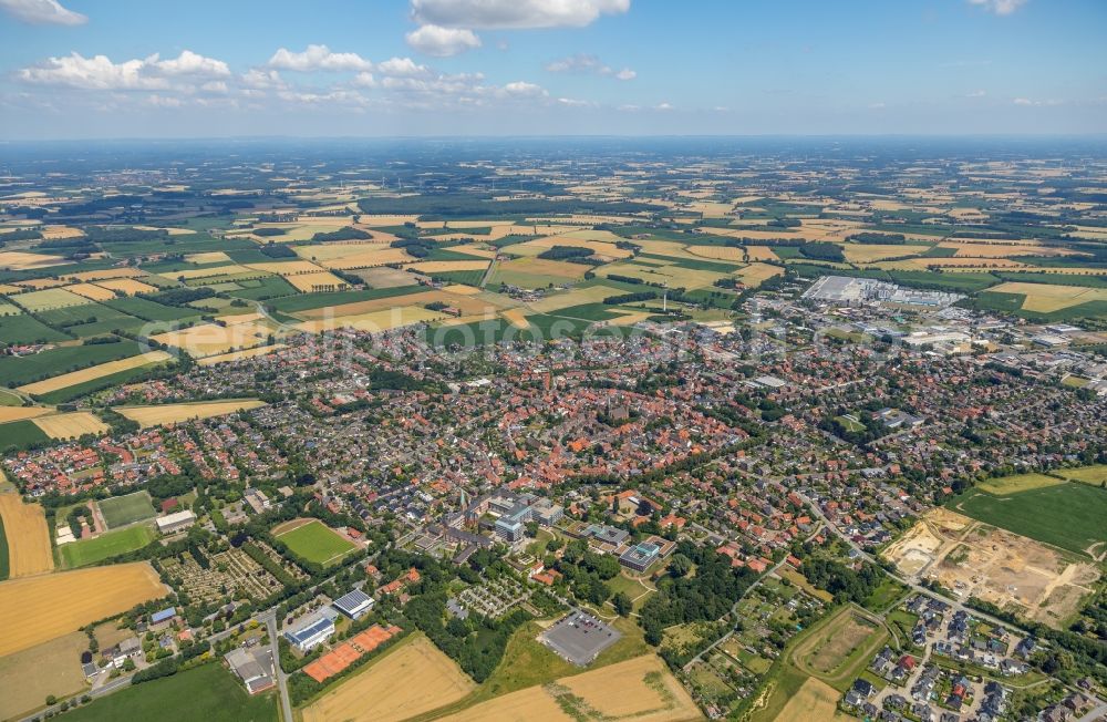 Aerial photograph Sendenhorst - City view of the city area of in Sendenhorst in the state North Rhine-Westphalia, Germany