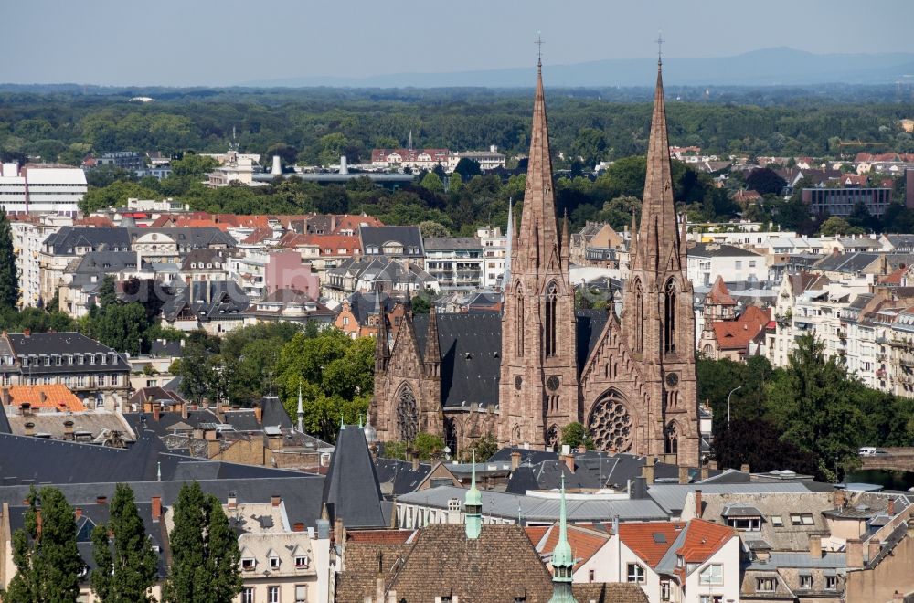 Aerial photograph Strasbourg - Straßburg - City view of the city area of in Strasbourg in Grand Est, France