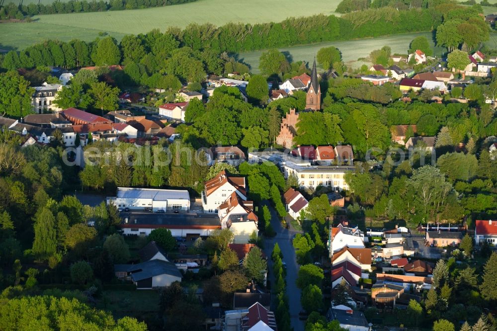 Werneuchen from the bird's eye view: City view of the city area of in Werneuchen in the state Brandenburg, Germany