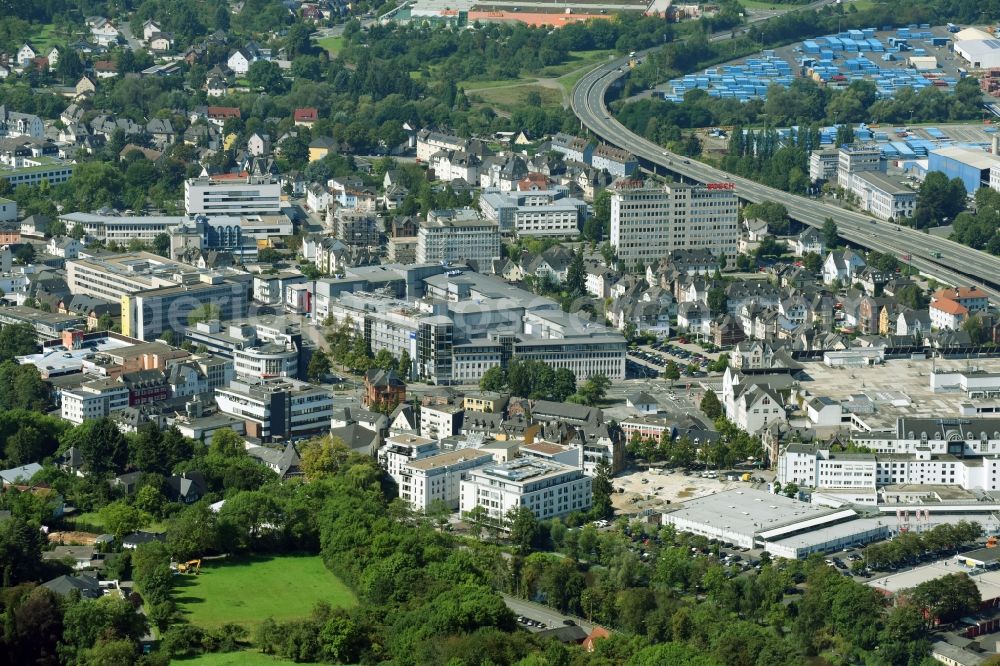 Aerial photograph Wetzlar - City view of the city area of in Wetzlar in the state Hesse, Germany