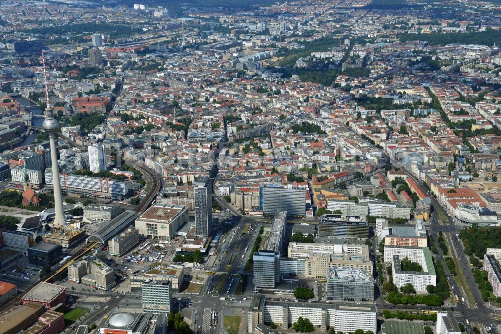 Aerial image Berlin Mitte - Cityscape downtown area in the center of East Berlin Mitte