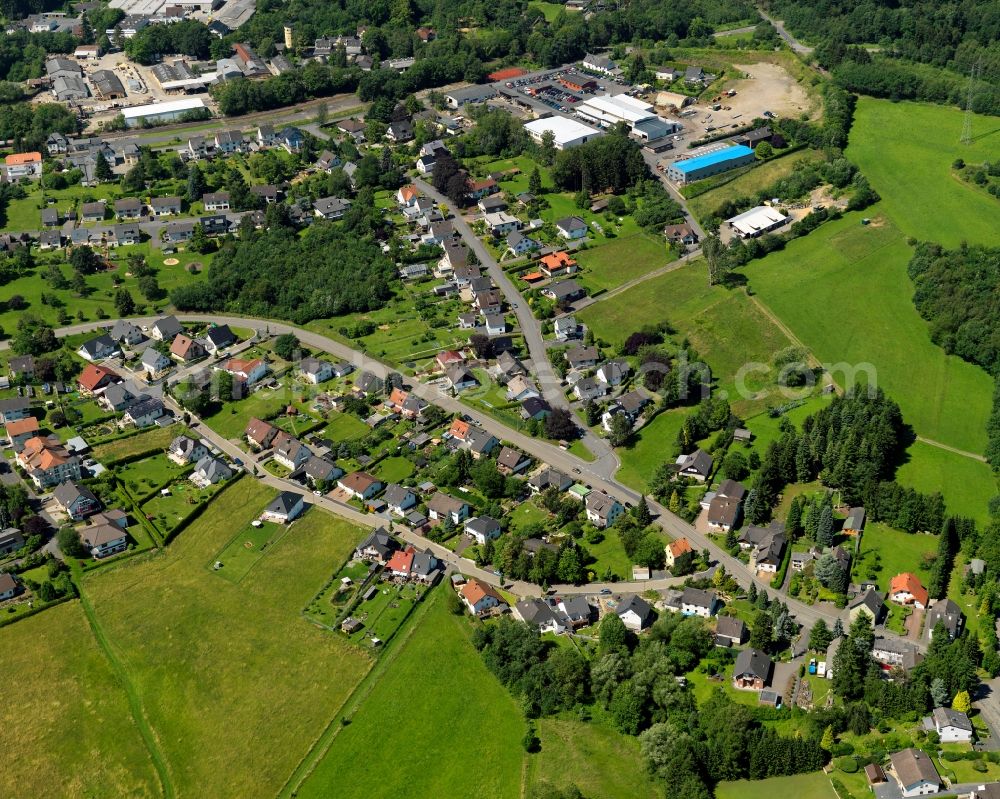 Kalenborn from above - City view from Kalenborn in the state Rhineland-Palatinate