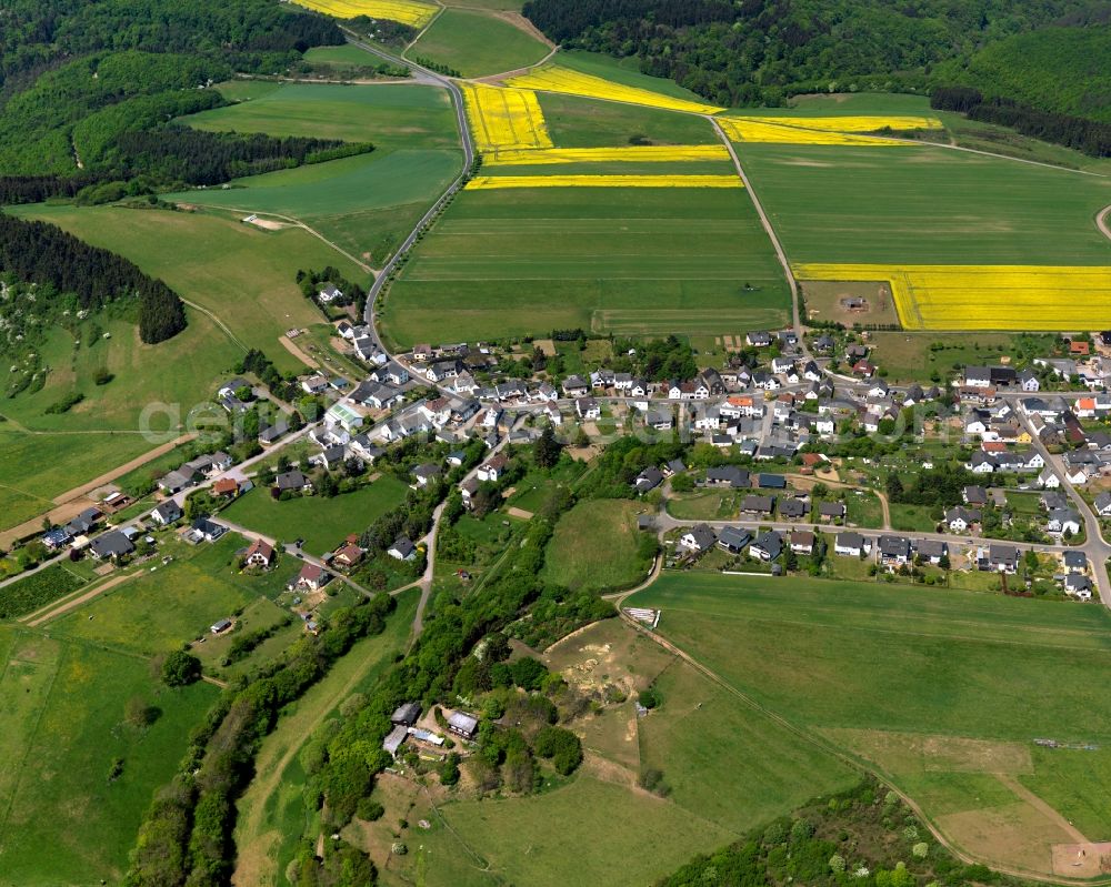 Aerial photograph Kirchwald - City view from Kirchwald in the state Rhineland-Palatinate