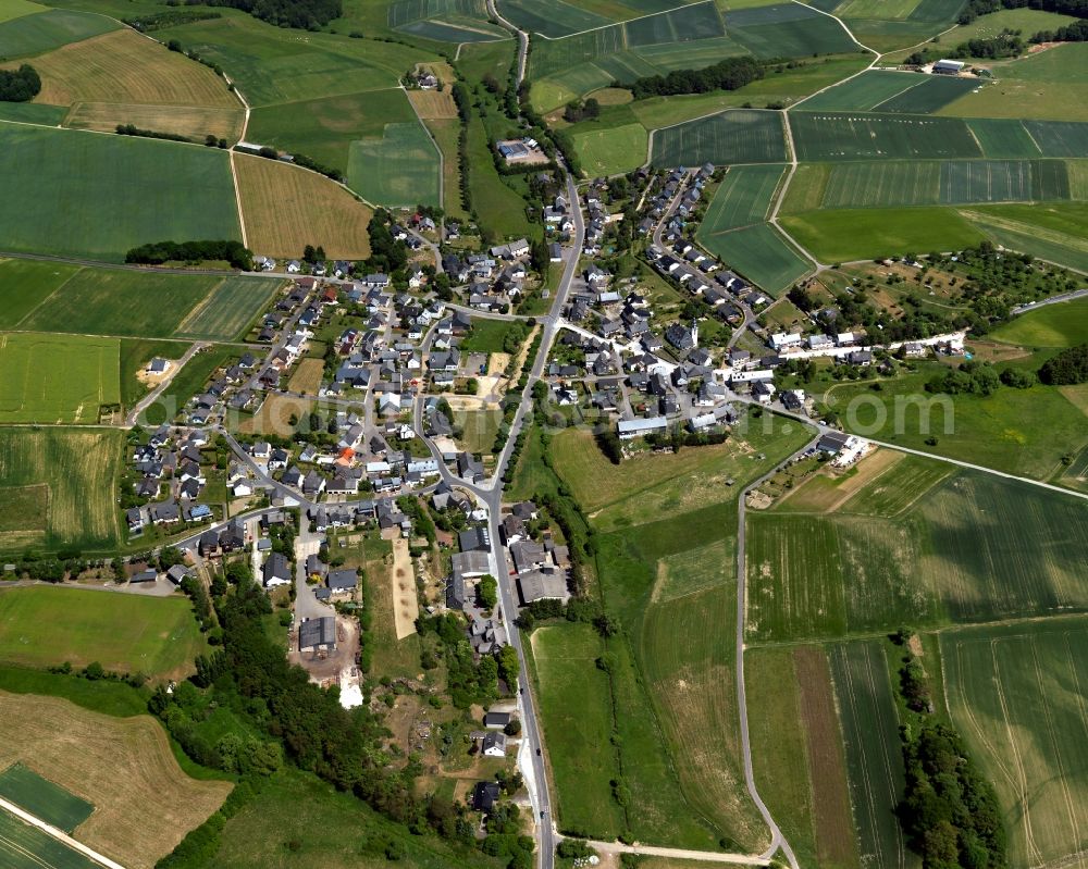 Kisselbach from the bird's eye view: City view from Kisselbach in the state Rhineland-Palatinate