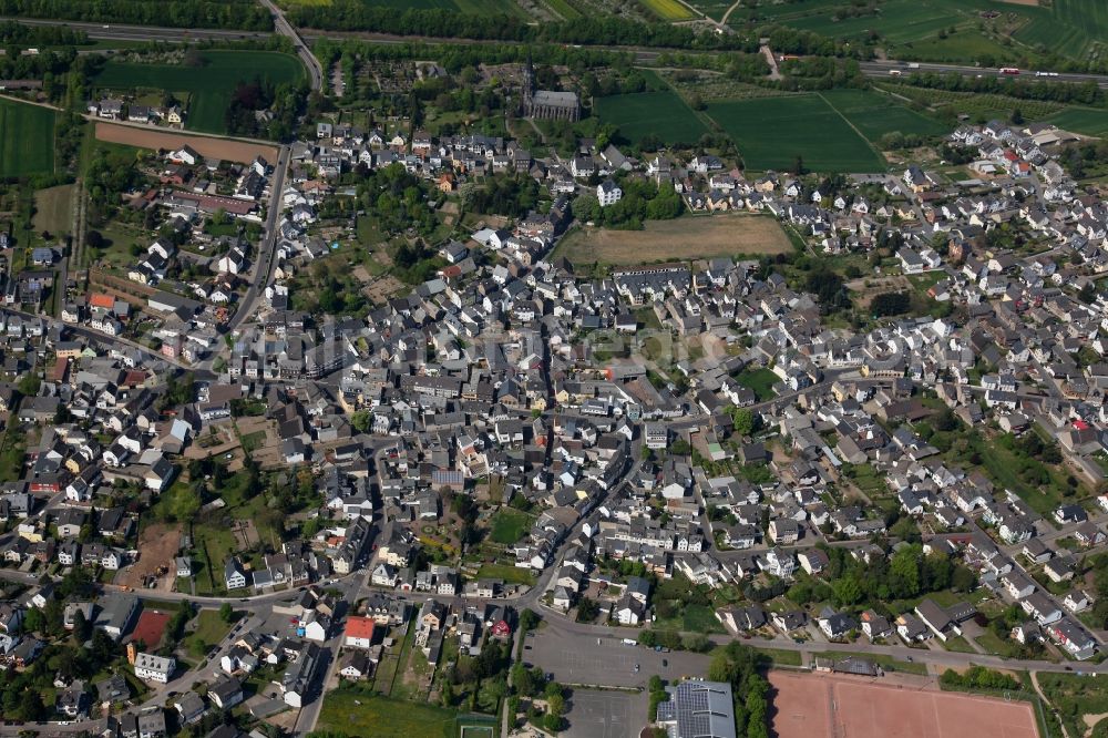 Aerial photograph Koblenz OT Rübenach - City view from the district of Koblenz- Rübenach in Rhineland-Palatinate