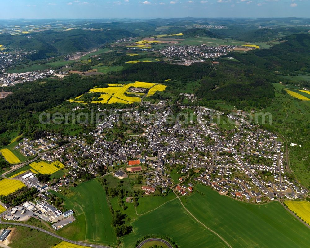 Aerial image Kottenheim - City view from Kottenheim in the state Rhineland-Palatinate