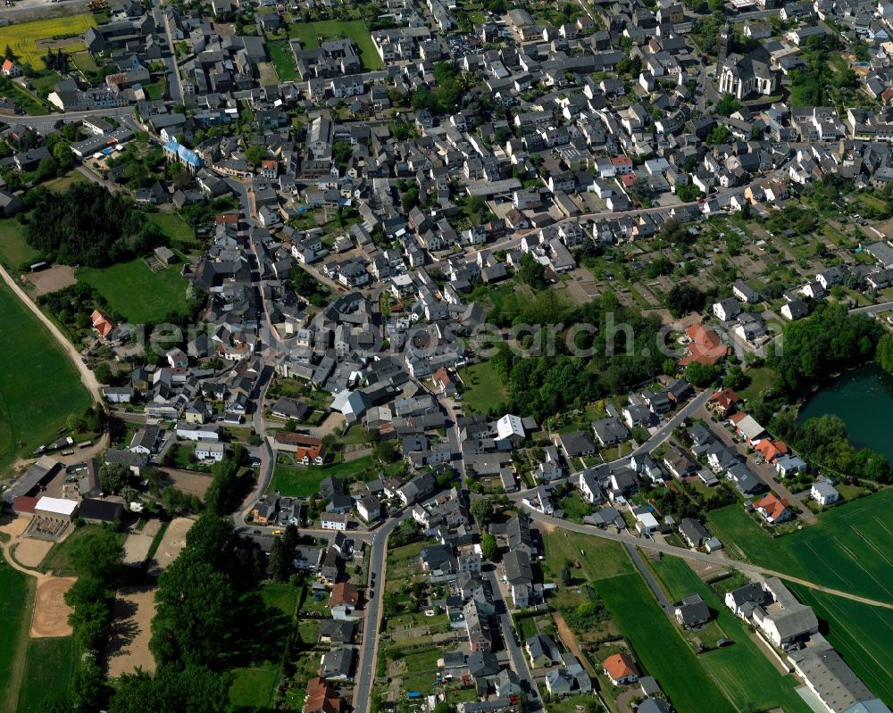 Kruft from above - City view from Kruft in the state Rhineland-Palatinate