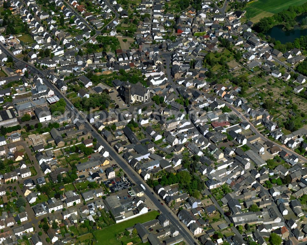 Kruft from above - City view from Kruft in the state Rhineland-Palatinate