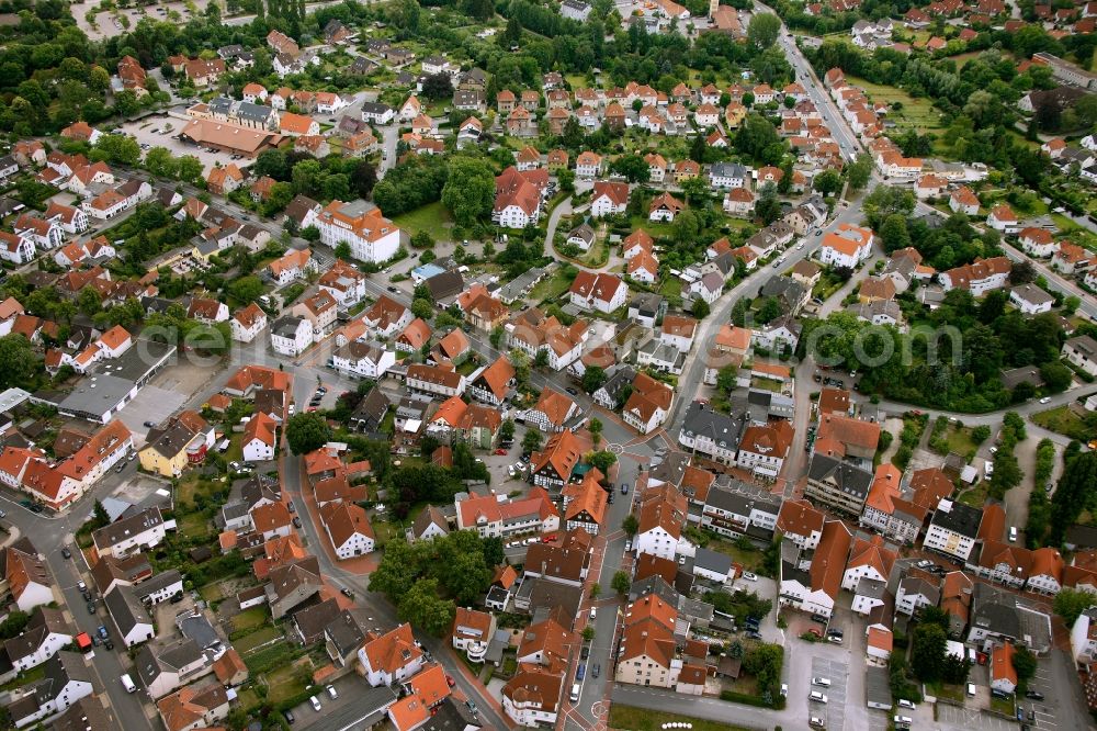 Lage from the bird's eye view: City view of Lage in the state of North Rhine-Westphalia