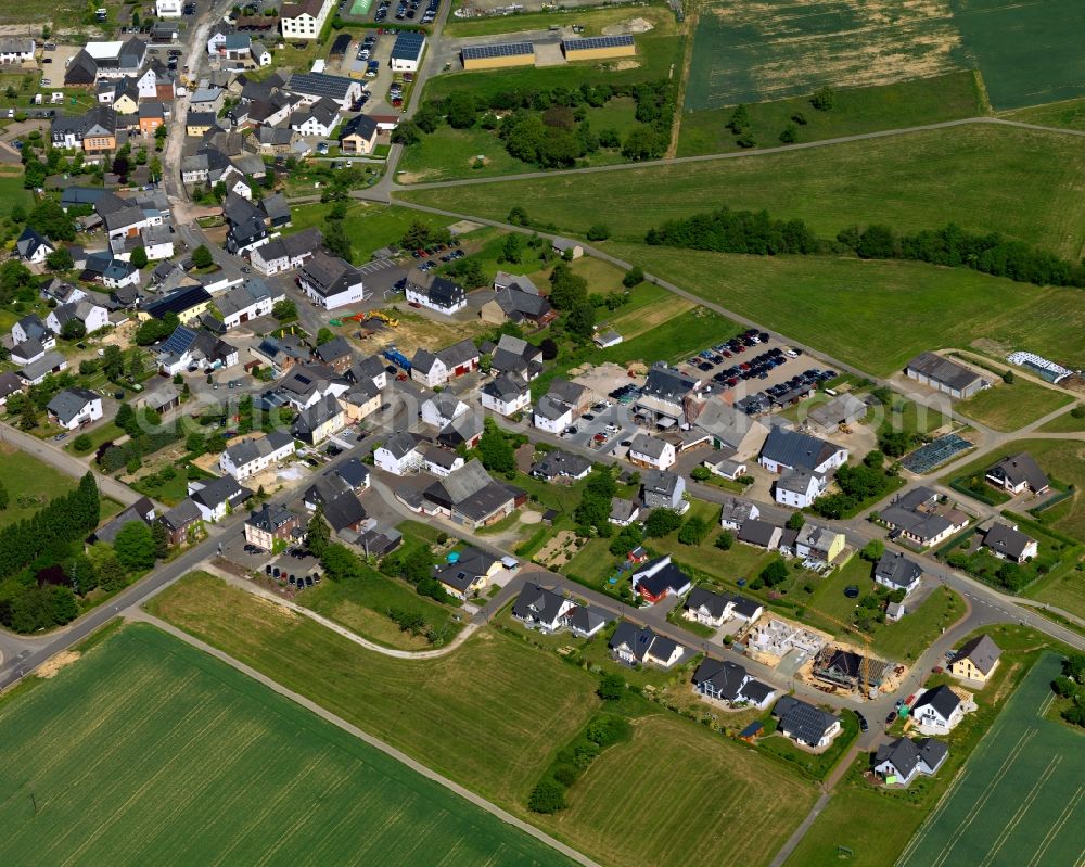 Lautzenhausen from above - City view from Lautzenhausen in the state Rhineland-Palatinate