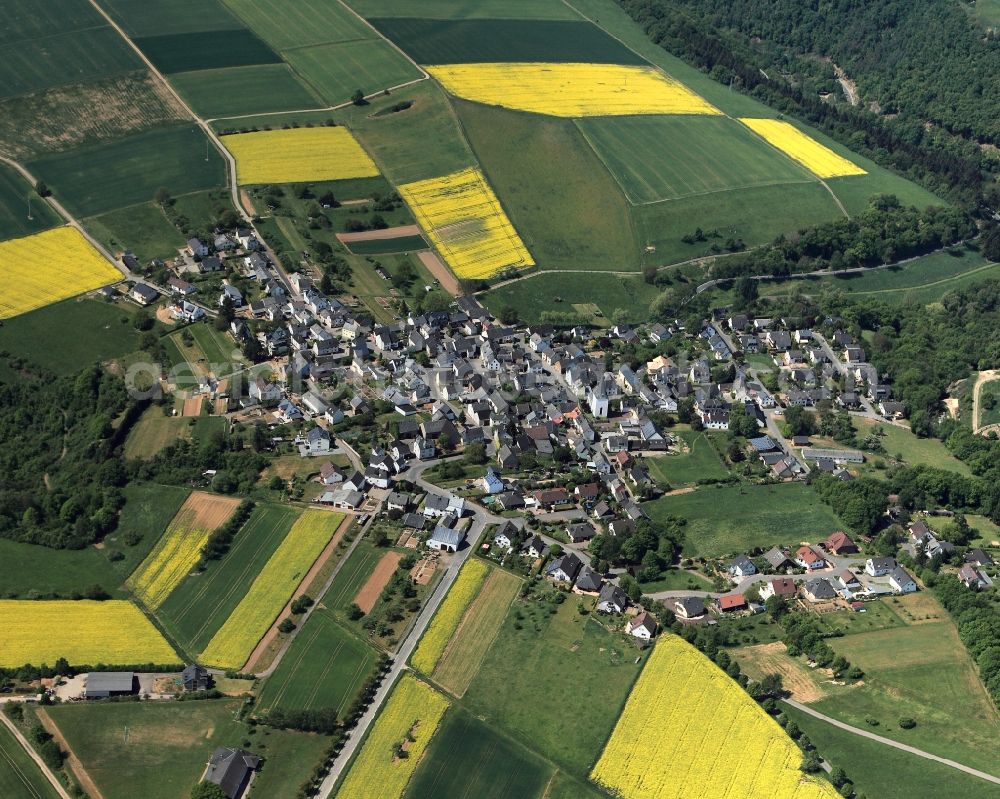 Aerial image Lierschied - City view from Lierschied in the state Rhineland-Palatinate