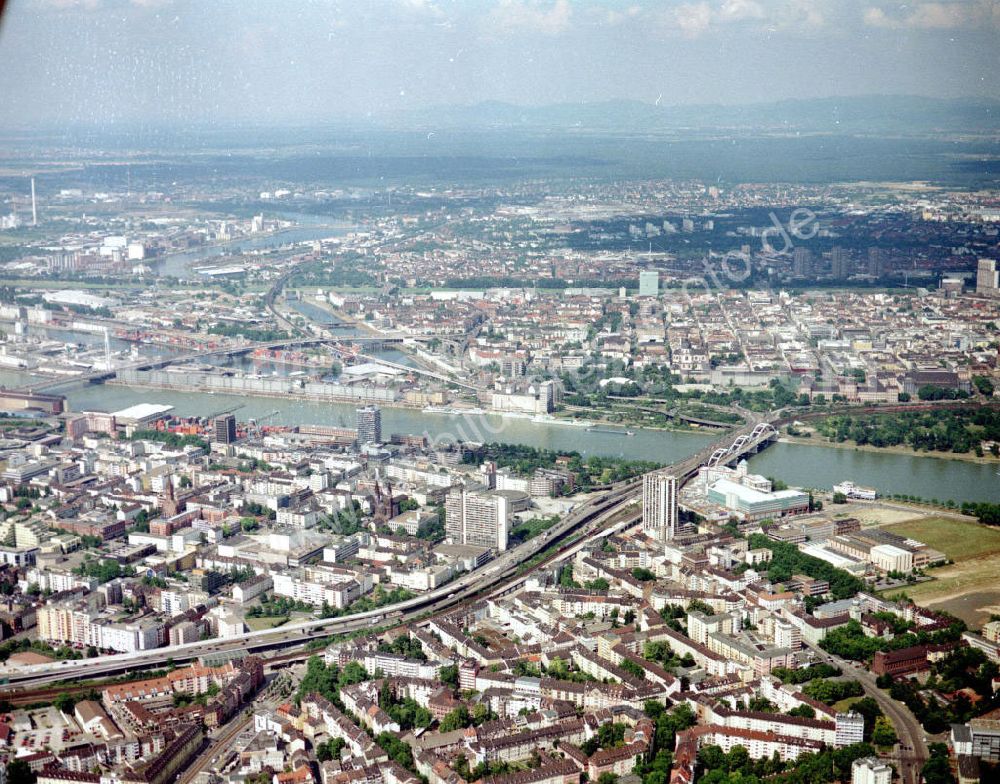 Aerial photograph Mannheim - Stadtansicht von Mannheim.