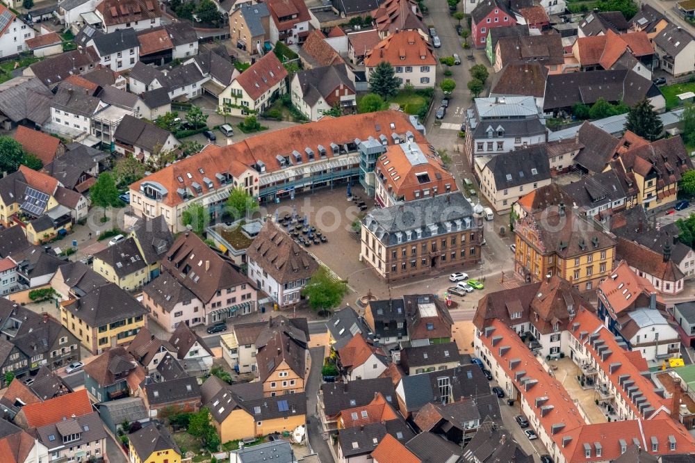 Aerial photograph Herbolzheim - City view of the city area of in Herbolzheim in the state Baden-Wurttemberg, Germany