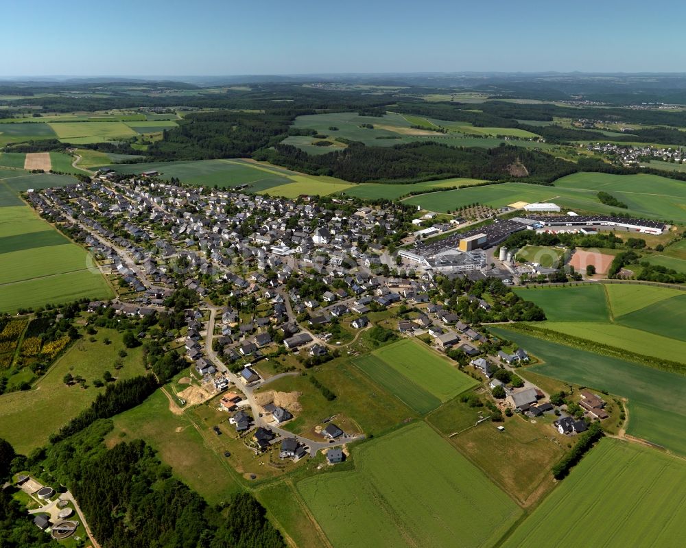 Aerial photograph Mastershausen - City view from Mastershausen in the state Rhineland-Palatinate