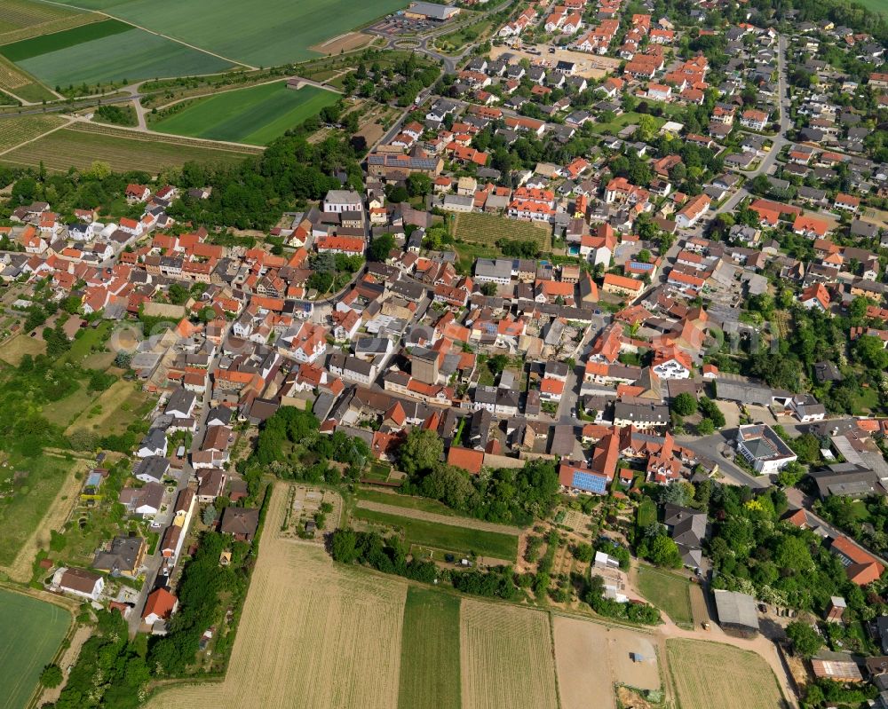 Aerial photograph Mommenheim - Cityscape of Mommenheim in Rhineland-Palatinate