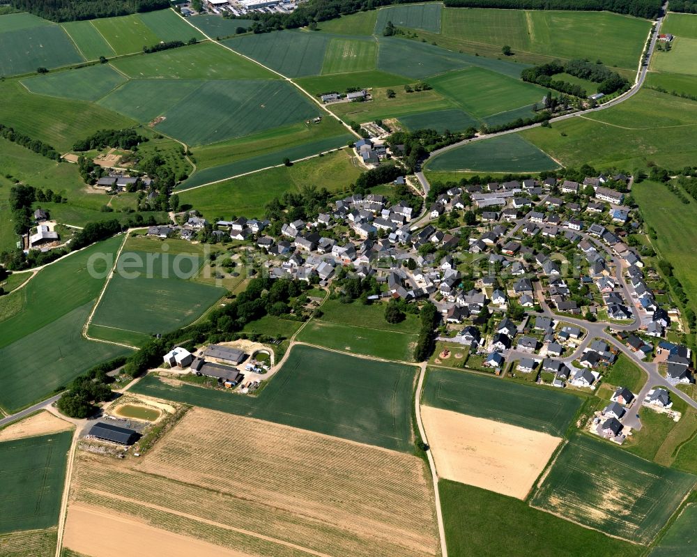 Mutterschied from above - City view from Mutterschied in the state Rhineland-Palatinate