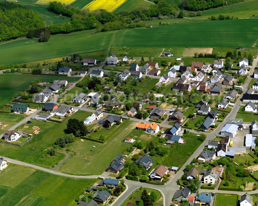 Aerial image Nachtsheim - City view from Nachtsheim in the state Rhineland-Palatinate