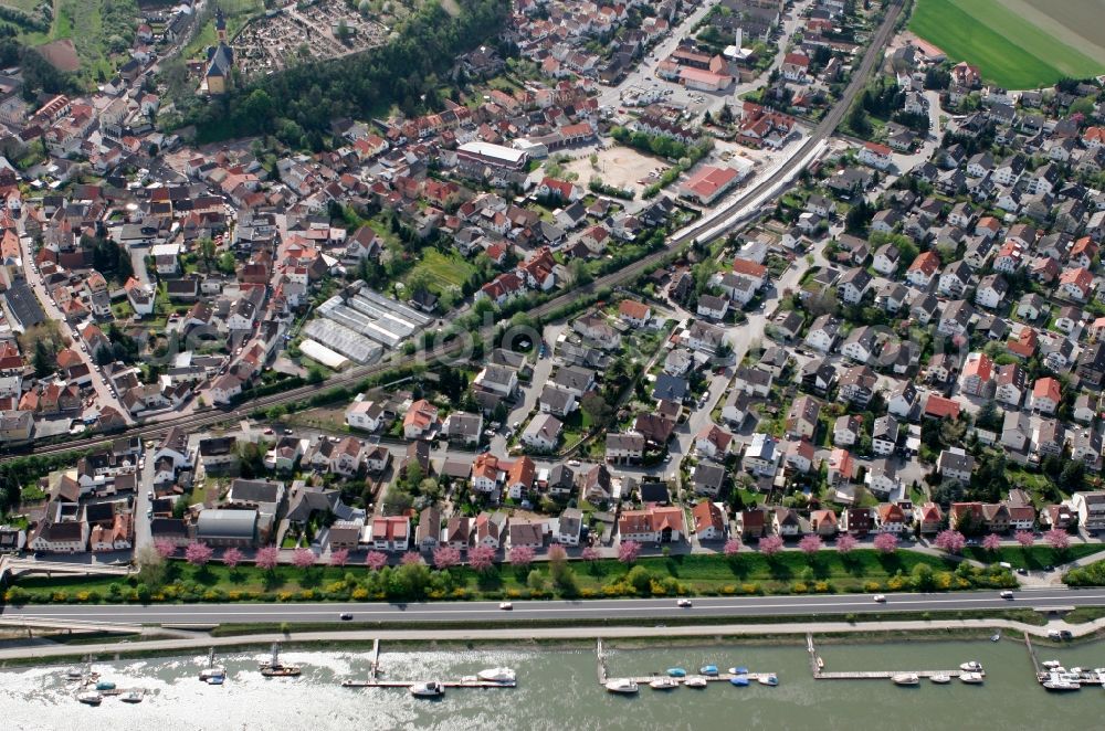 Aerial photograph Nackenheim - Cityview of the Nackenheim in the state of Rhineland-Palatinate