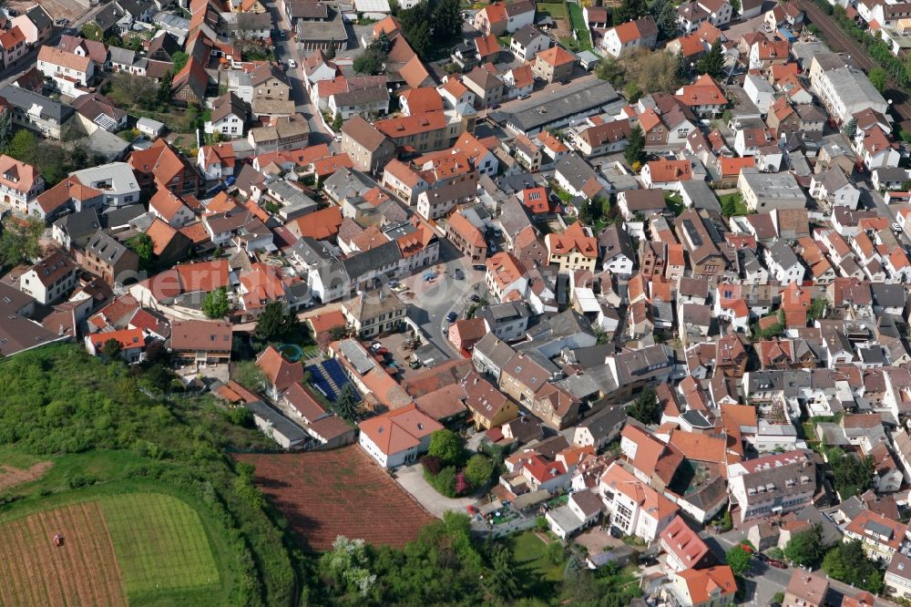 Aerial image Nackenheim - Cityview of the Nackenheim in the state of Rhineland-Palatinate