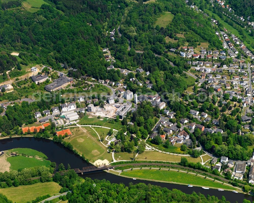 Nassau from the bird's eye view: City view from Nassau in the state Rhineland-Palatinate