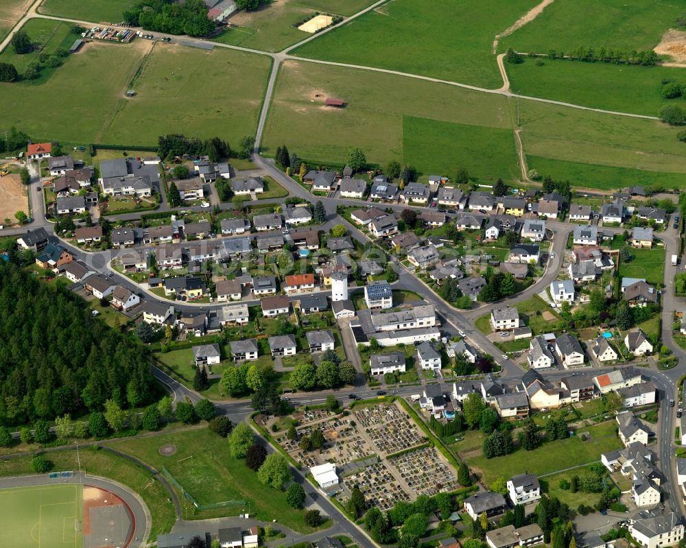 Nauort from the bird's eye view: City view from Nauort in the state Rhineland-Palatinate