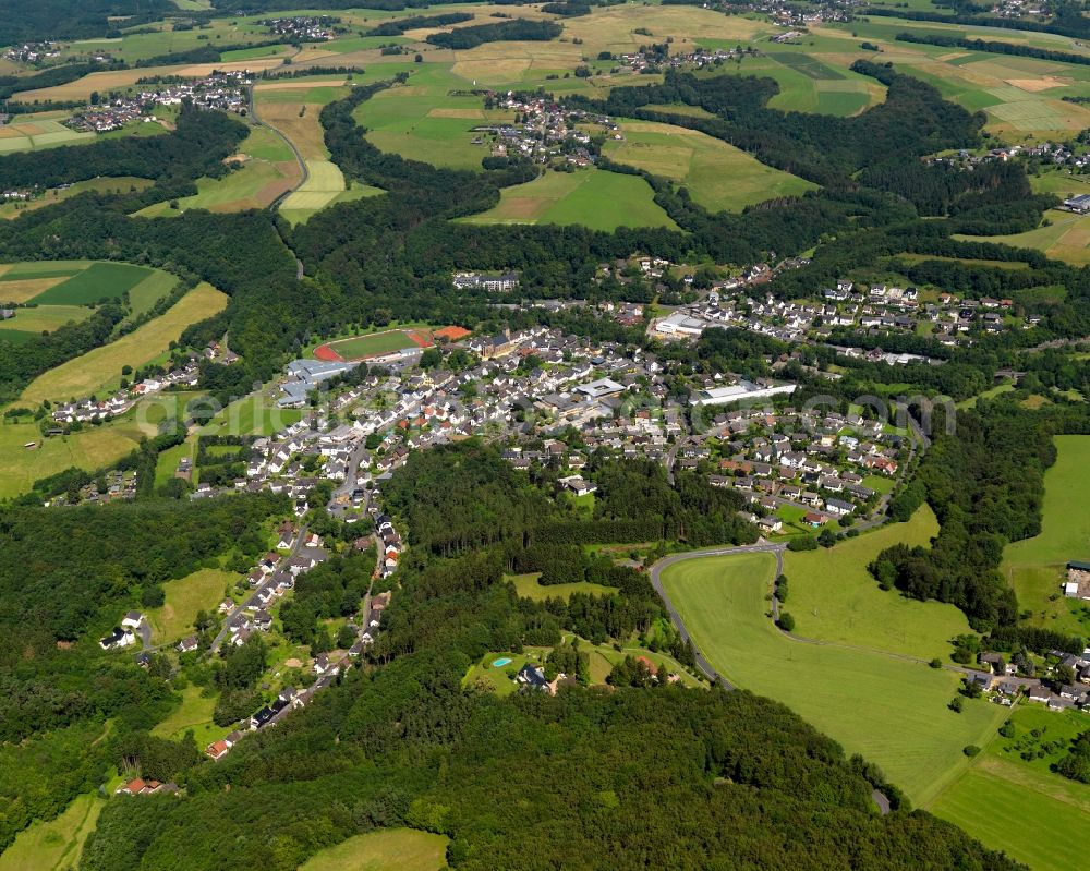 Aerial photograph Neustadt (Wied) - City view from Neustadt (Wied) in the state Rhineland-Palatinate