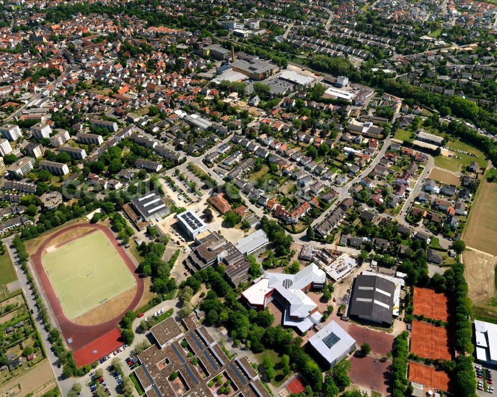 Aerial image Nieder-Olm - City view from Nieder-Olm in the state Rhineland-Palatinate