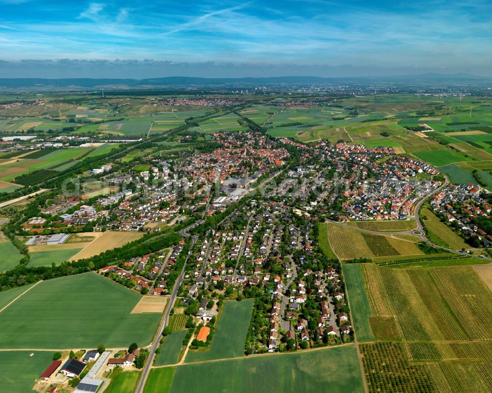 Aerial photograph Nieder-Olm - City view from Nieder-Olm in the state Rhineland-Palatinate