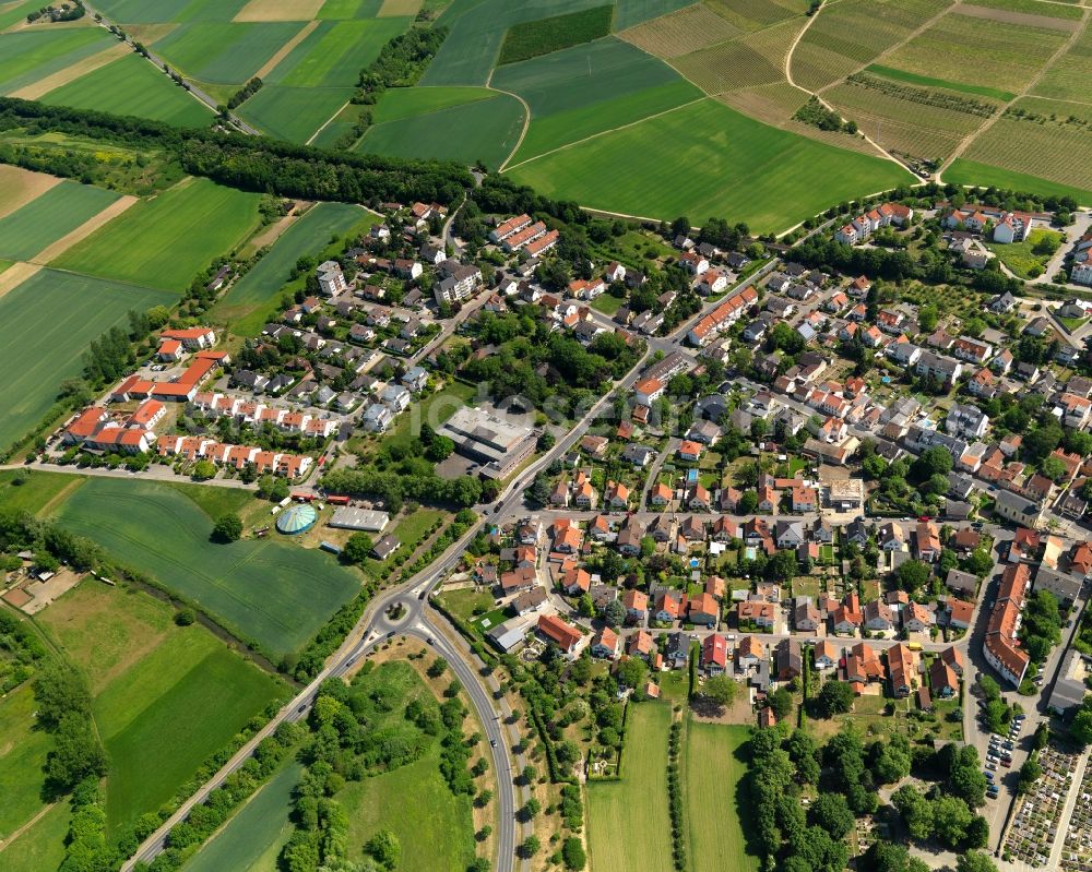 Aerial image Nieder-Olm - City view from Nieder-Olm in the state Rhineland-Palatinate