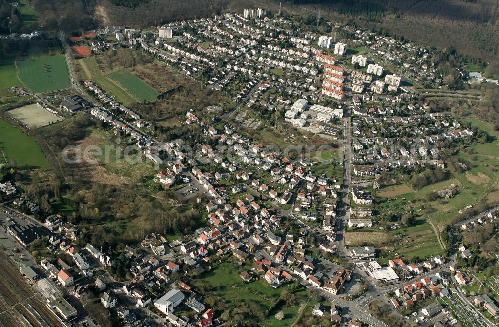 Niederhausen from above - Cityview of Niederhausen in the state of Rhineland-Palatinate