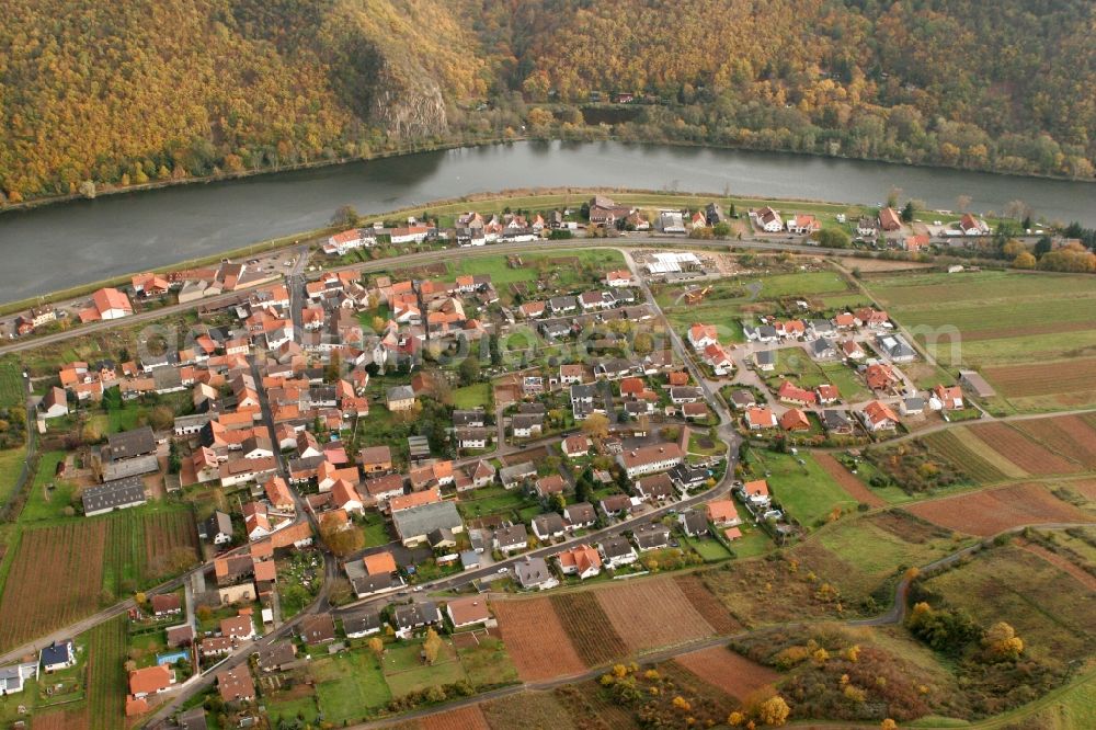  Niederhausen from above - Cityview of Niederhausen in the state of Rhineland-Palatinate