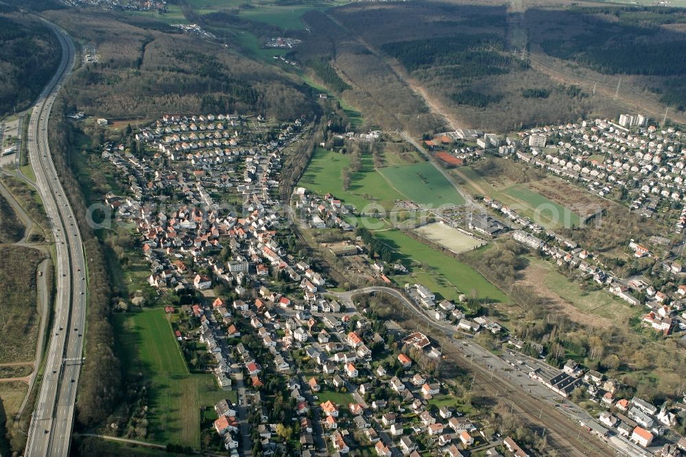 Aerial image Niederhausen - Cityview of Niederhausen in the state of Rhineland-Palatinate