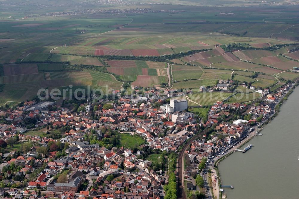 Aerial image Nierstein - Cityview of Nierstein in the state of Rhineland-Palatinate