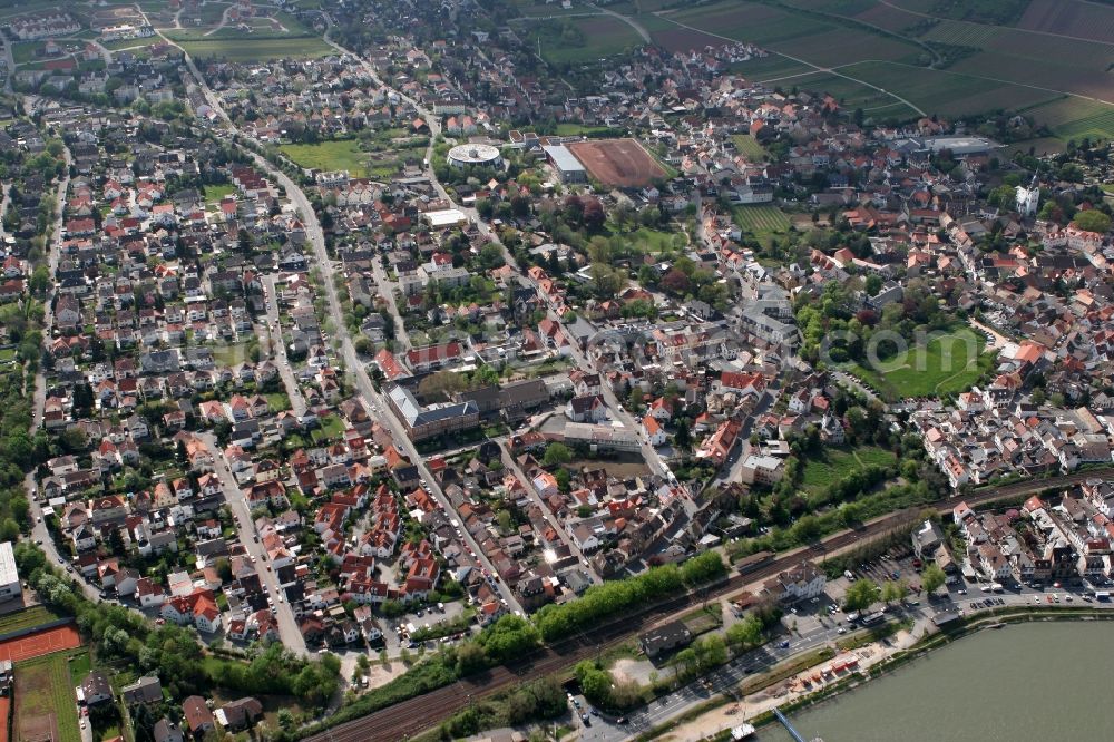 Aerial photograph Nierstein - Cityview of Nierstein in the state of Rhineland-Palatinate