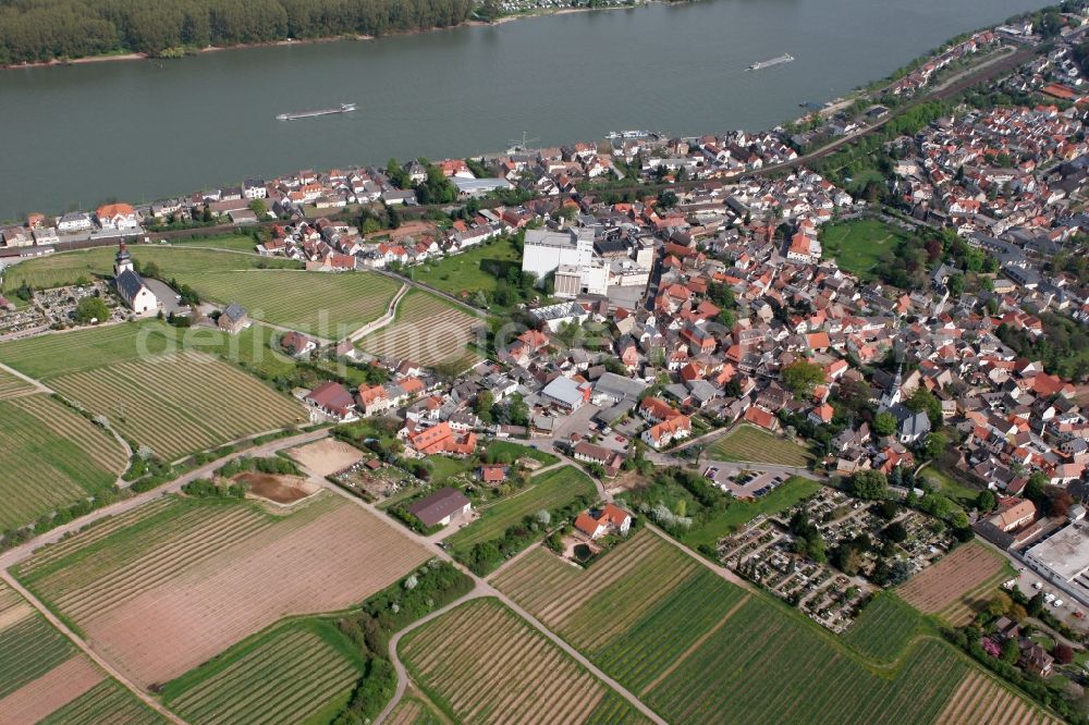 Aerial image Nierstein - Cityview of Nierstein in the state of Rhineland-Palatinate