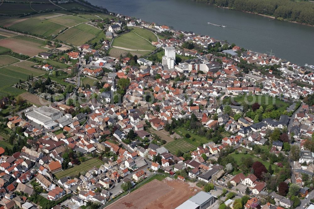 Aerial image Nierstein - Cityview of Nierstein in the state of Rhineland-Palatinate