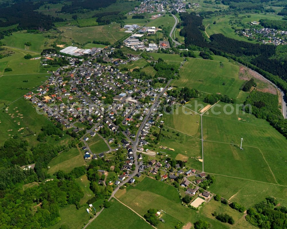 Aerial image Norken - City view from Norken in the state Rhineland-Palatinate