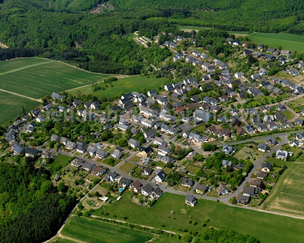 Aerial image Nörtershausen - City view from Noertershausen in the state Rhineland-Palatinate