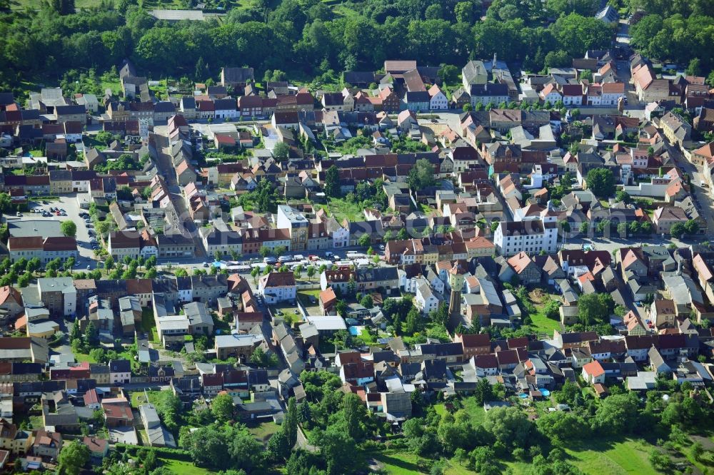 Treuenbrietzen from the bird's eye view: City view of the town center Treuenbrietzen in Brandenburg