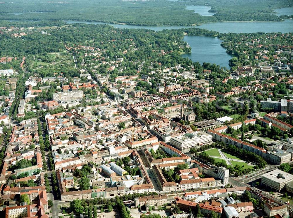 Potsdam / BRB from above - Stadtansicht von Potsdam.