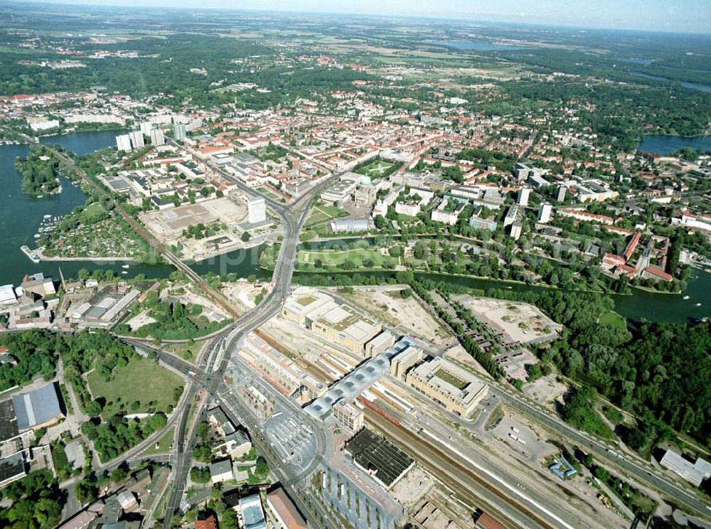 Aerial photograph Potsdam / BRB - Stadtansicht von Potsdam.