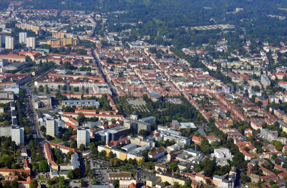 Aerial photograph Potsdam - City view of Potsdam in Brandenburg