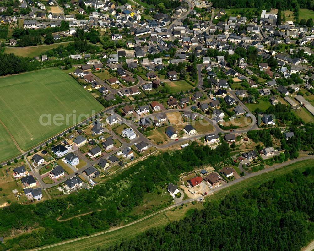 Rhaunen from the bird's eye view: City view from Rhaunen in the state Rhineland-Palatinate