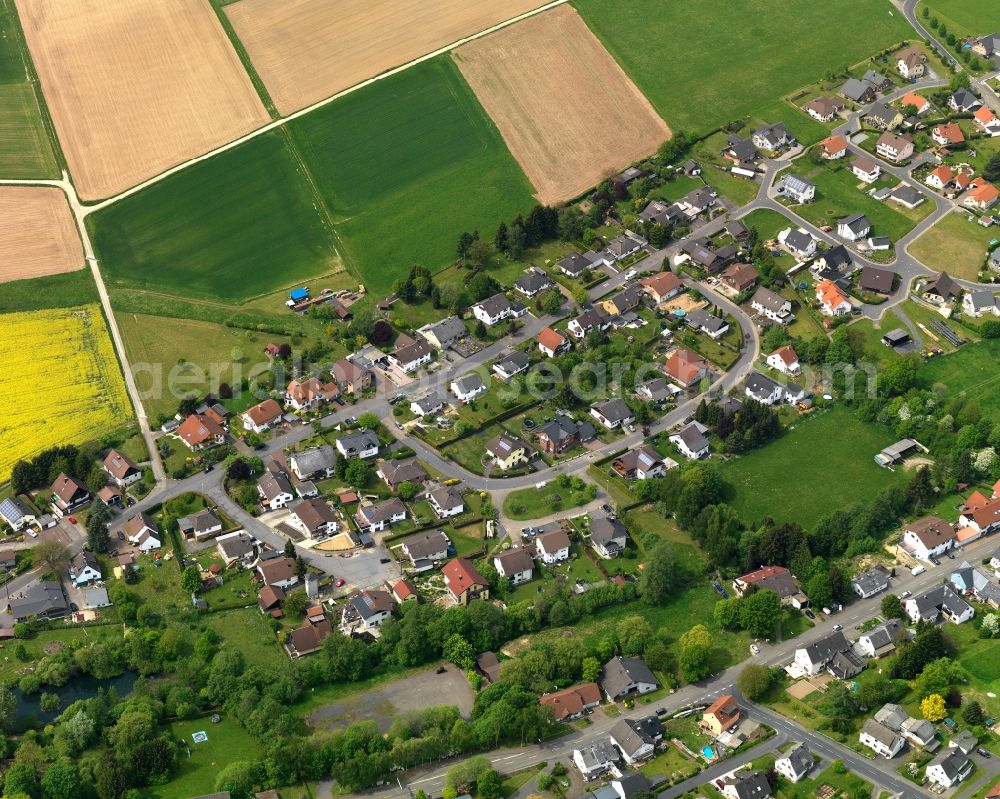 Roßbach from the bird's eye view: City view from Rossbach in the state Rhineland-Palatinate