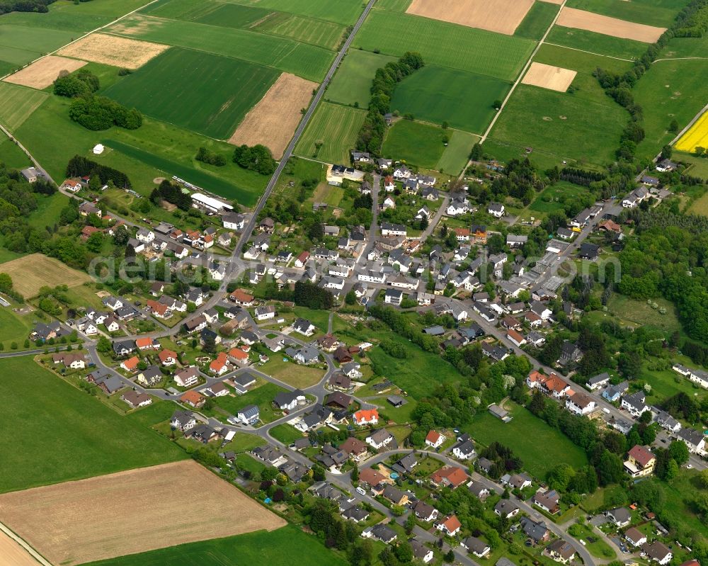 Aerial photograph Roßbach - City view from Rossbach in the state Rhineland-Palatinate