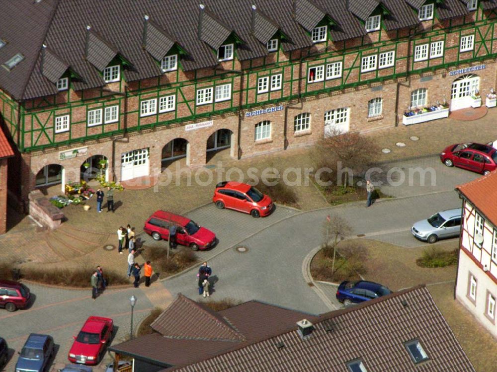 Aerial photograph Rottleberode - Rottleberode liegt im Landkreis Sangerhausen, an der westlichen Grenze des Landes Sachsen-Anhalt, am Rande des Südharzes, im Tal der Thyra. Der kleine Ort hat 1.813 Einwohner. Gemeinde Rottleberode, Hüttenhof 1, 06548 Rottleberode, Tel.: 034653 - 2 72, Fax: 034653 - 4 50