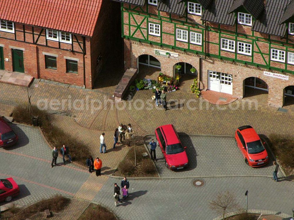 Rottleberode from above - Rottleberode liegt im Landkreis Sangerhausen, an der westlichen Grenze des Landes Sachsen-Anhalt, am Rande des Südharzes, im Tal der Thyra. Der kleine Ort hat 1.813 Einwohner. Gemeinde Rottleberode, Hüttenhof 1, 06548 Rottleberode, Tel.: 034653 - 2 72, Fax: 034653 - 4 50