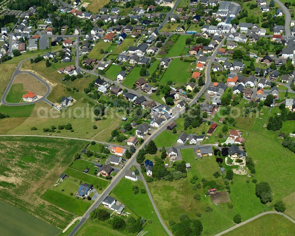 Sankt Katharinen (Landkreis Neuwied) from the bird's eye view: City view from Sankt Katharinen (Landkreis Neuwied) in the state Rhineland-Palatinate