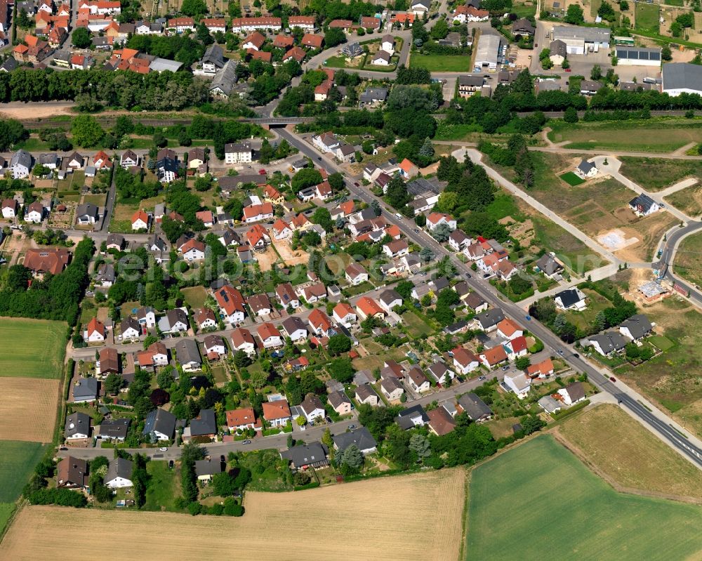 Aerial photograph Saulheim, Nieder-Saulheim - City view from Saulheim, Nieder-Saulheim in the state Rhineland-Palatinate